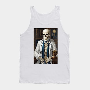 Doctor skeleton in his clinic Tank Top